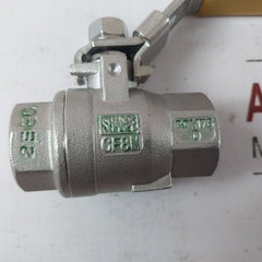 Sharpe Cf8M Threaded Lockable Ball Valve