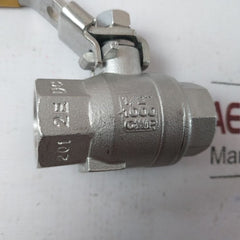 Sharpe Cf8M Threaded Lockable Ball Valve