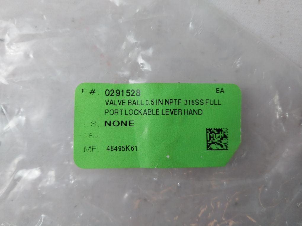 Sharpe Cf8M Threaded Lockable Ball Valve