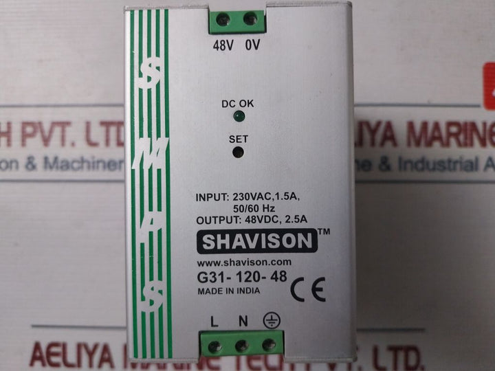 Shavison G31-120-48 Power Supply 48Vdc