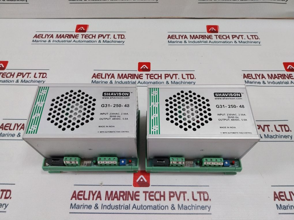 Shavison G31-250-48 Din Rail Mountable Metal Power Supply