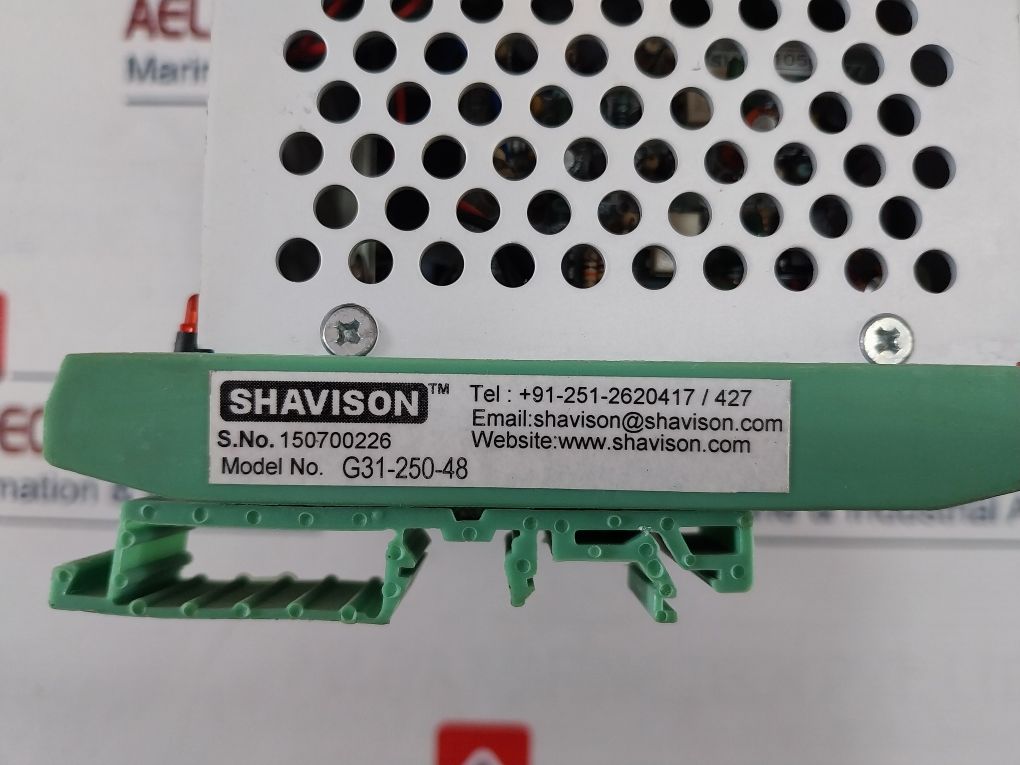 Shavison G31-250-48 Din Rail Mountable Metal Power Supply