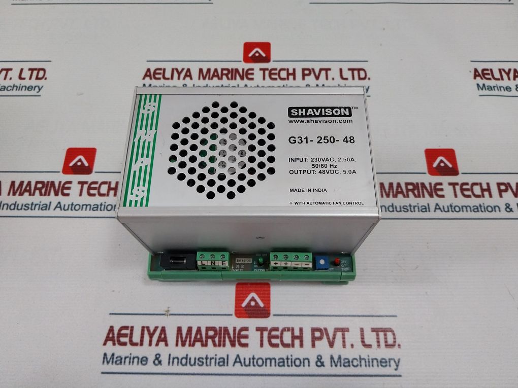 Shavison G31-250-48 Din Rail Mountable Metal Power Supply