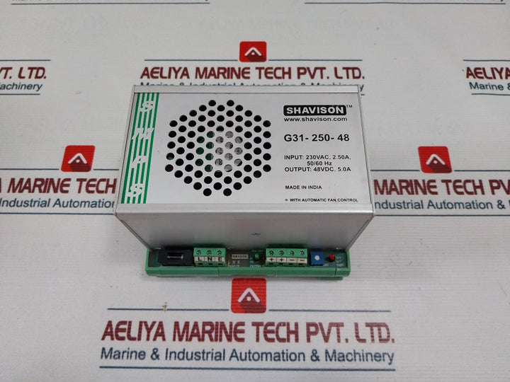 Shavison G31-250-48 Din Rail Mountable Metal Power Supply