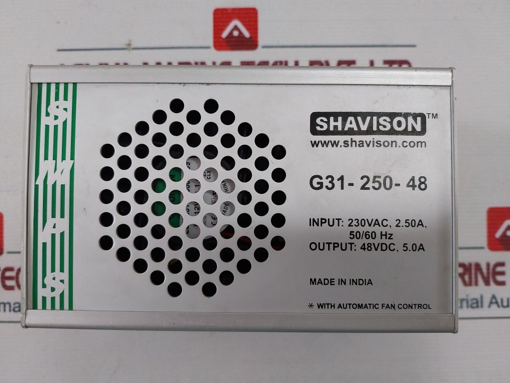 Shavison G31-250-48 Din Rail Mountable Metal Power Supply