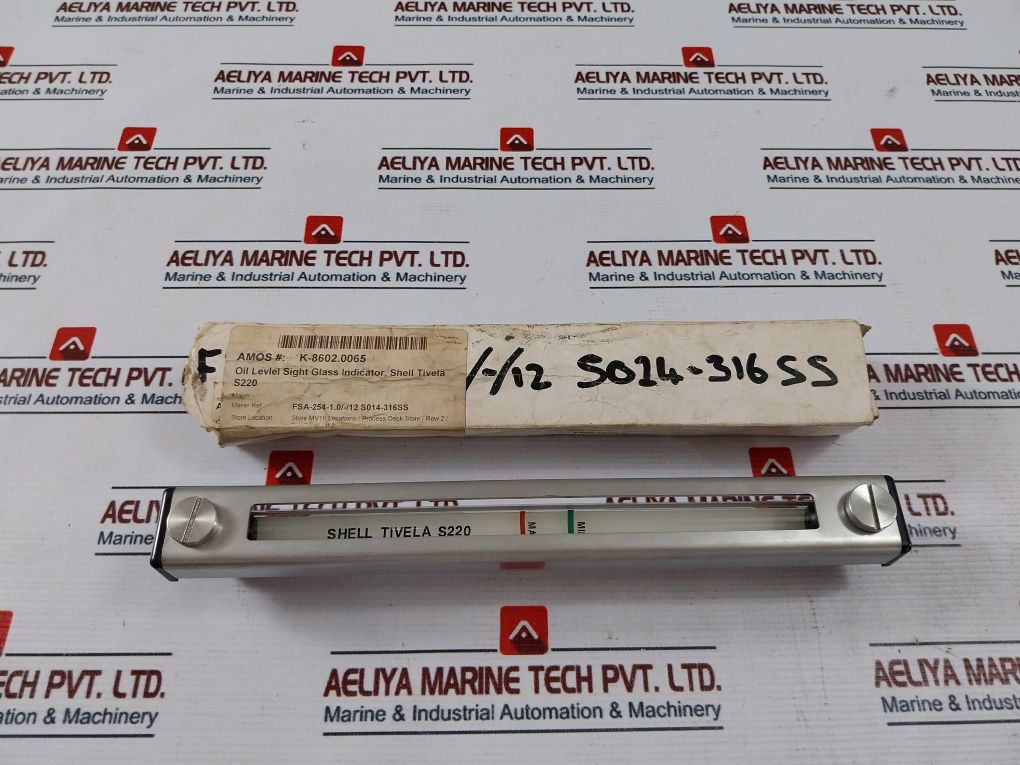 Shell Tivela S220 Oil Level Sight Glass Indicator K-8602.0065