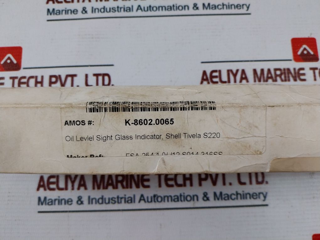 Shell Tivela S220 Oil Level Sight Glass Indicator K-8602.0065