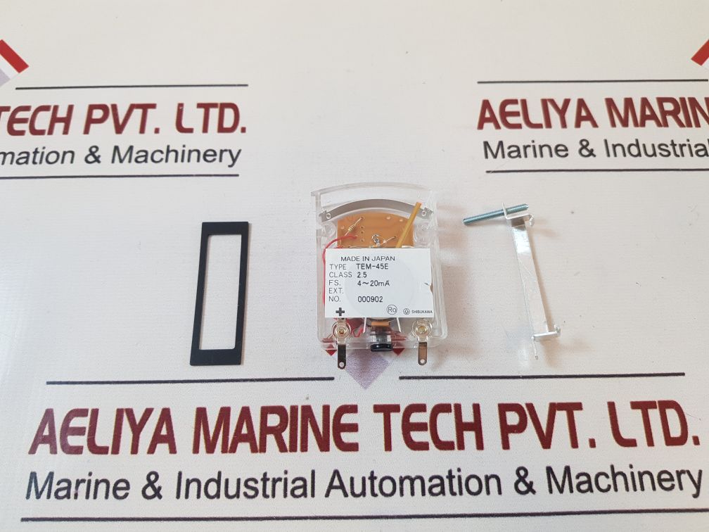 Shibukawa Tem-45E Output Panel Meter