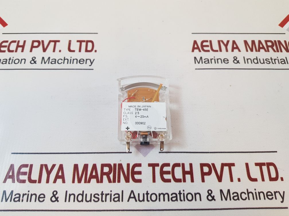 Shibukawa Tem-45E Output Panel Meter