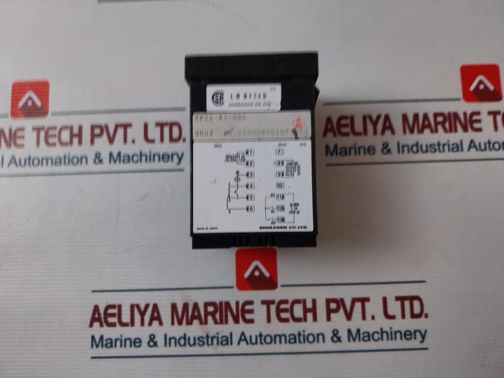 Shimaden Sr2201-21B Digital Temperature Controller Sr22-4I-000