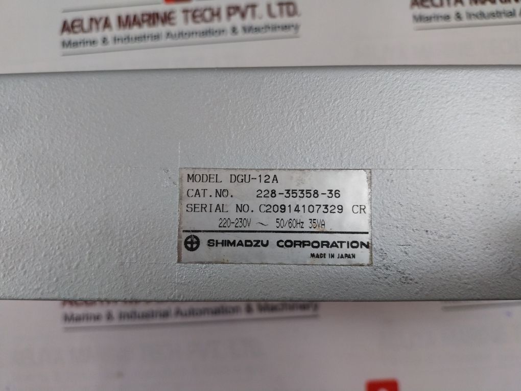 Shimadzu Dgu-12A Degasser 228-35358-36