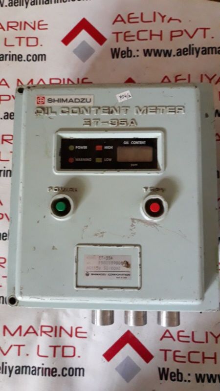 Shimadzu Et-35A Oil Content Meter
