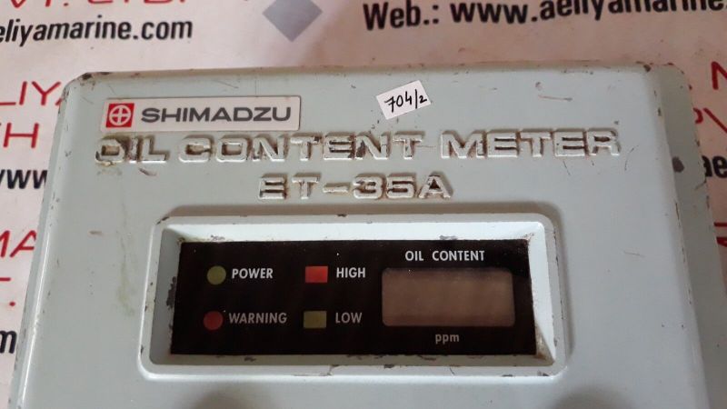 Shimadzu Et-35A Oil Content Meter