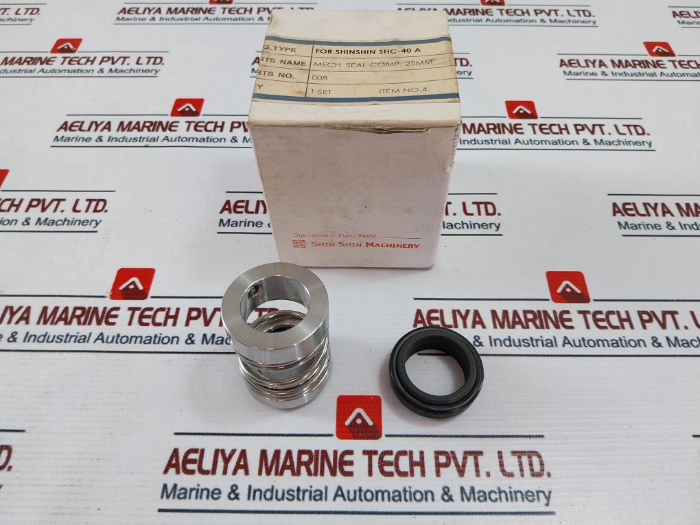 Shin Shin Machinery Shc-40 A Pressure O-ring Mechanical Seal Set 25Mm