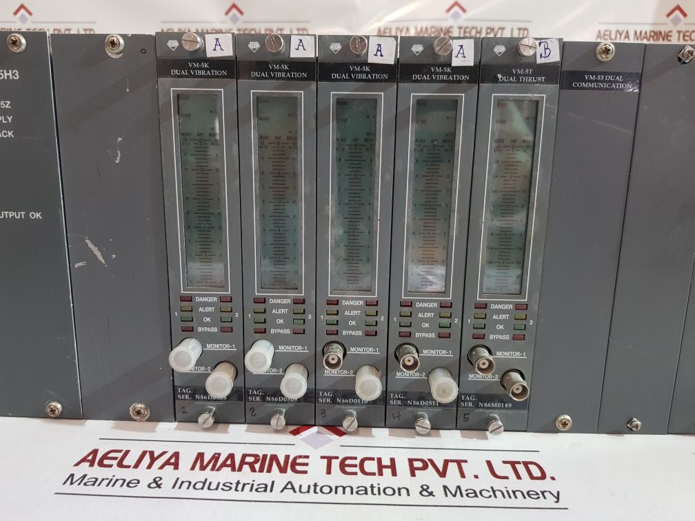 Shinkawa Vm-5H3 Built In Vm-5Z Power Supply Monitor Rack (Not Working)