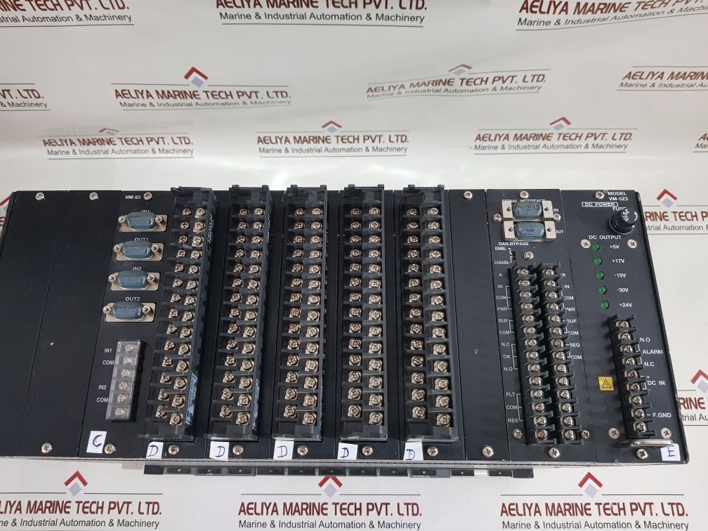 Shinkawa Vm-5H3 Built In Vm-5Z Power Supply Monitor Rack (Not Working)