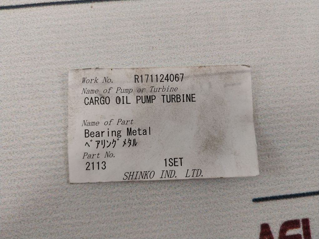 Shinko 02260-27 Bearing Metal 2113 Set