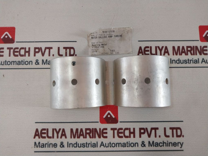 Shinko 2114 Turbine Metal Bearing Set
