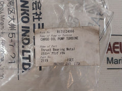Shinko 2119 Turbine Thrust Bearing Metal Set