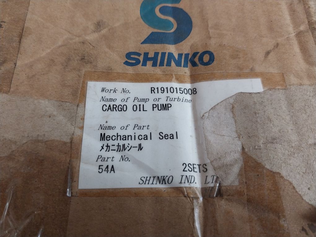 Shinko 54A Mechanical Seal