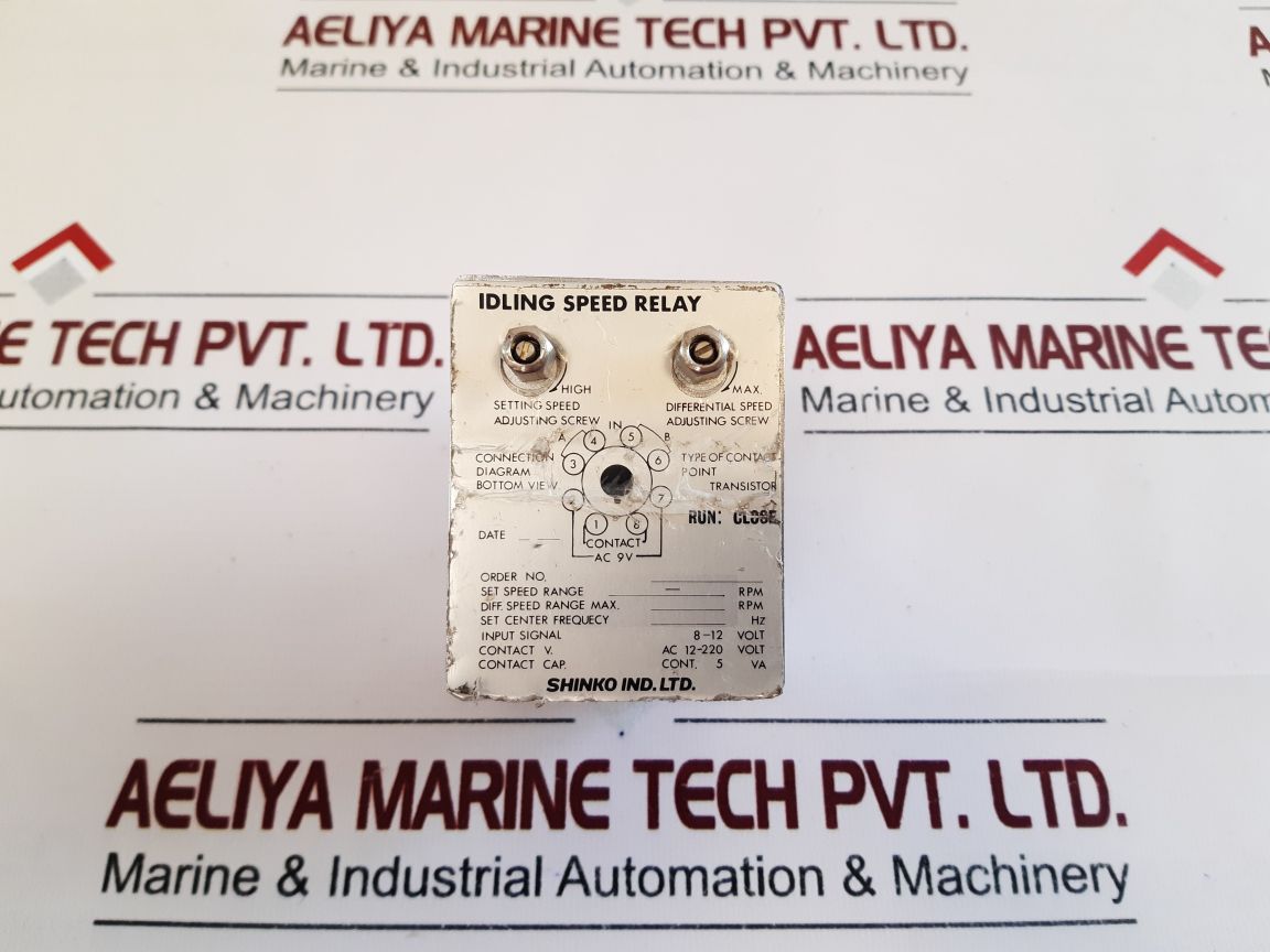 Shinko Idl250 Idling Speed Relay