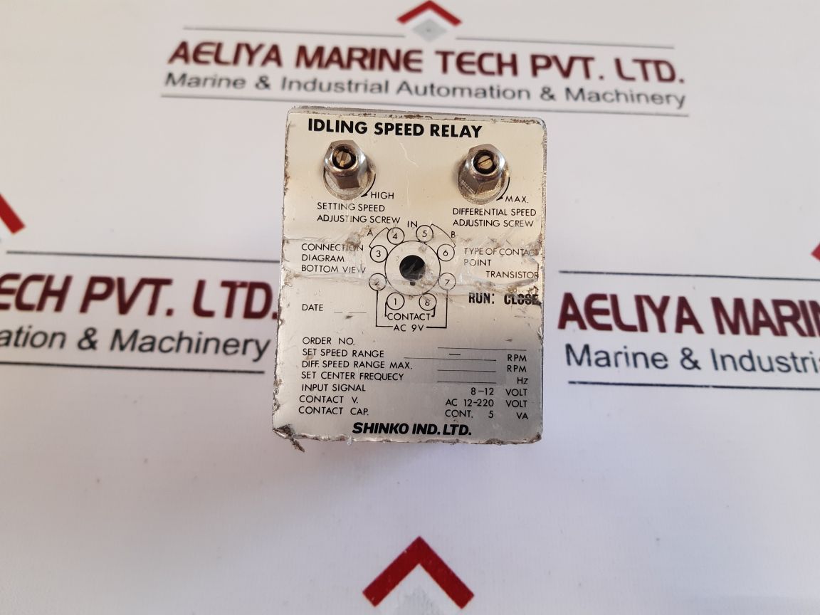 Shinko Idl250 Idling Speed Relay