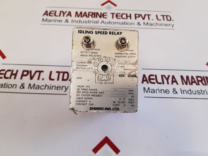 Shinko Idl250 Idling Speed Relay