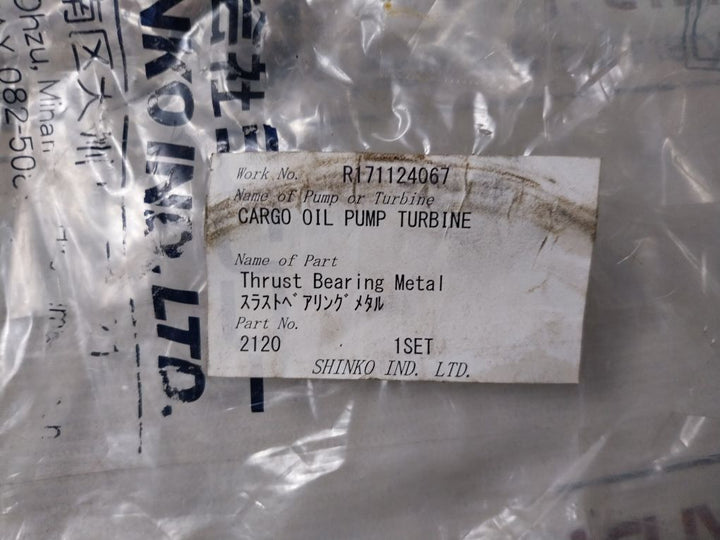 Shinko Thrust Bearing Metal 2120 Set