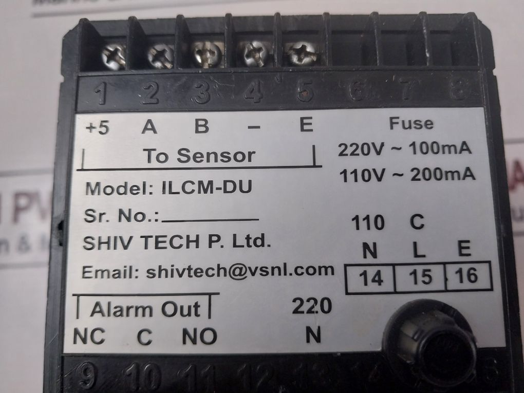 Shiv Tech Ilcm-du Oil Contamination Monitor