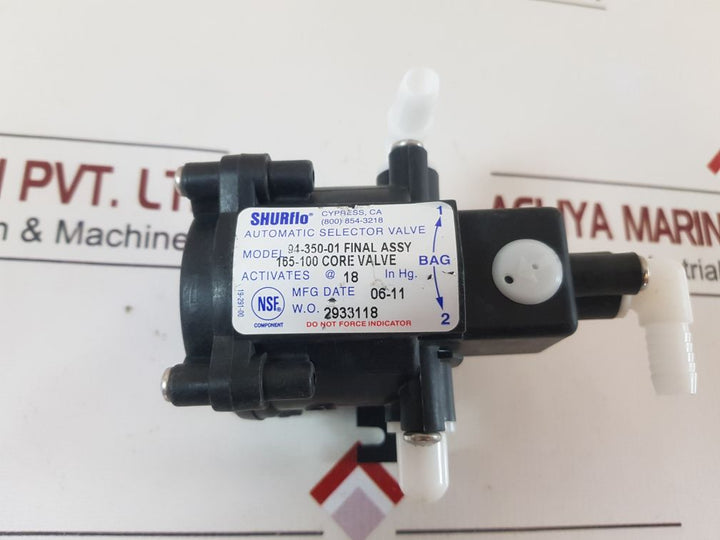 Shurflo 94-350-01 Automatic Selector Valve