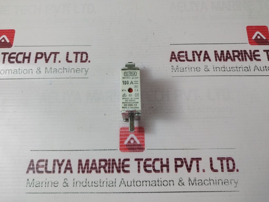 Lot Of 3X Siba 20 000 13 Fuse Nh 000 Gl/Gg 100 A