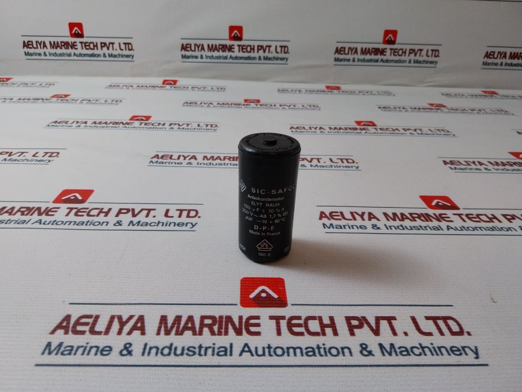 Sic-safco D-p-e Capacitor