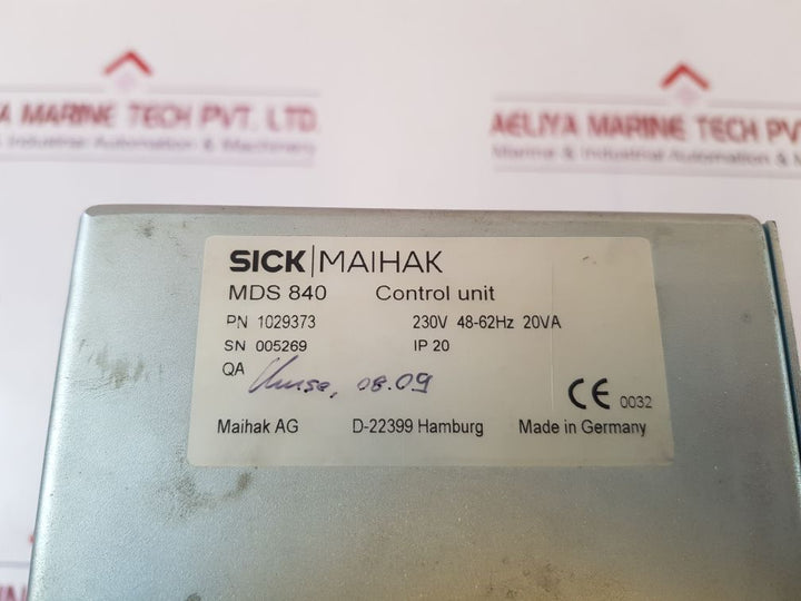 Sick Maihak Mds 840 Control Unit