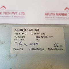 Sick Maihak Mds 840 Control Unit