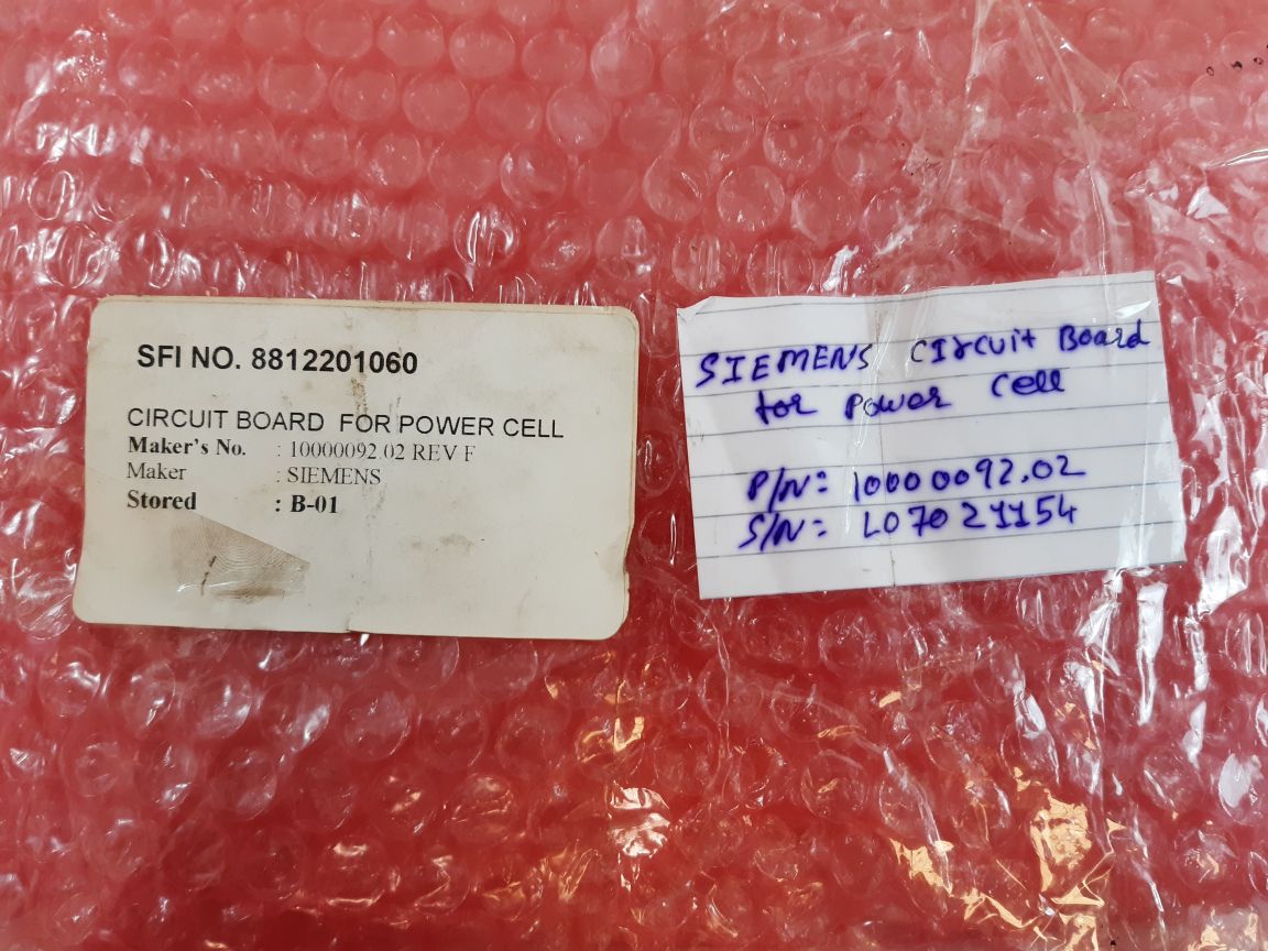 Siemens 10000092.02 Pcb Card