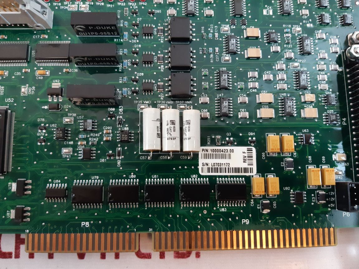 Siemens 10000423.00 Rev F Control Board A1A10000423.00