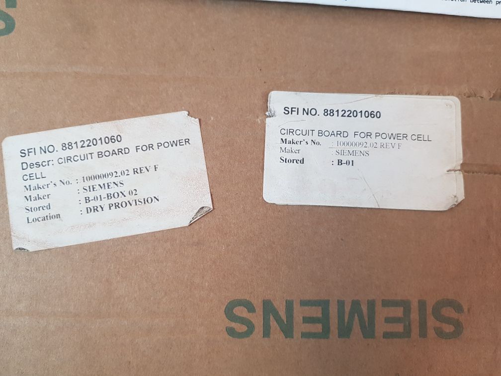Siemens 1000V-fa6X46 Circuit Board For Power Cell