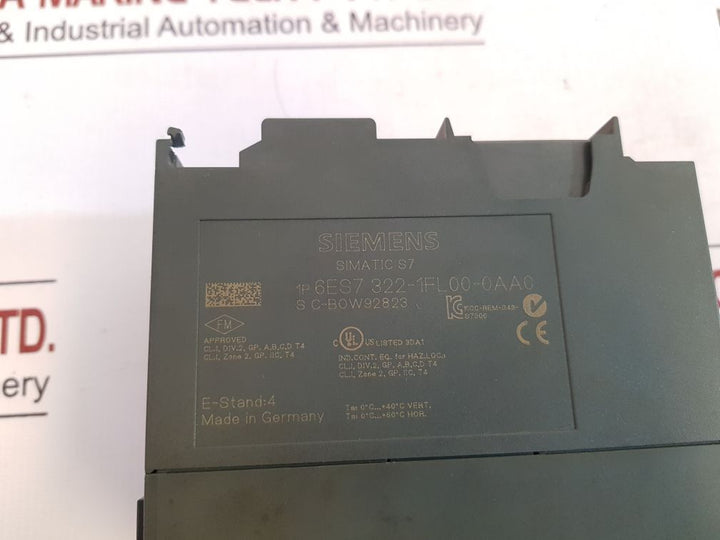 Siemens Simatic Et 200M Module 6Es7 390-1Ae80-0Aa0,6Es7 322-1Fl00-0Aa0