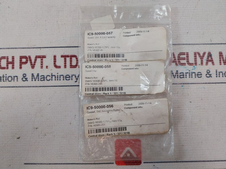 Siemens 16300-470 High Flow Spool Set