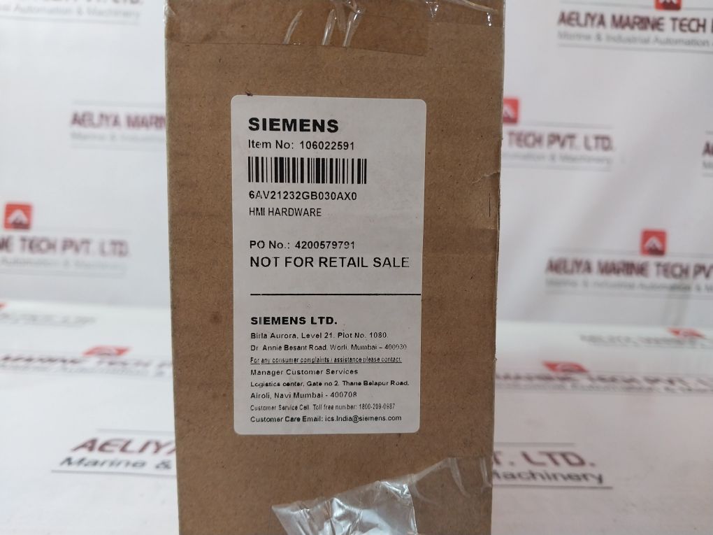 Siemens 1P 6Av2 123-2Gb03-0Ax0 Ktp700 Basic Touch Screen Panel Kit