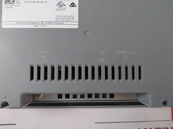 Siemens 1P 6Av2 123-2Gb03-0Ax0 Ktp700 Basic Touch Screen Panel Kit
