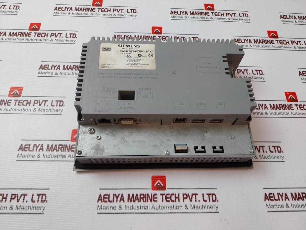 Siemens 1P 6Av6 643-0Cb01-1Ax1 Mp277 8” Touch Multi Panel