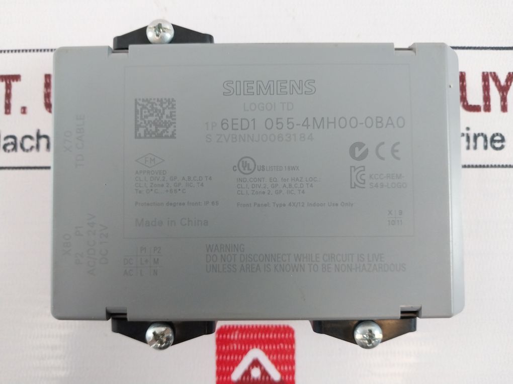 Siemens 1P 6Ed1 055-4Mh00-0Ba0 Logo! Td Text Display