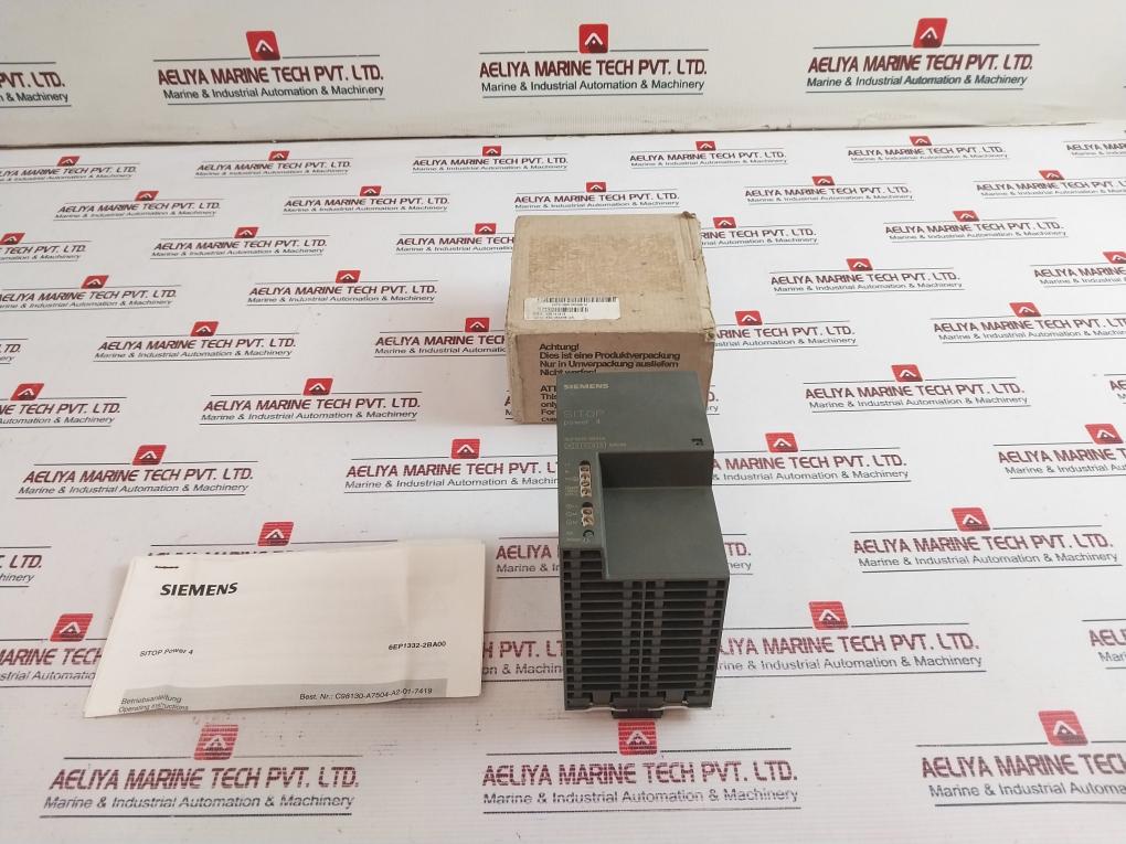 Siemens 1P 6Ep1332-2Ba00 Power Supply 50/60Hz 0.7/1.8A