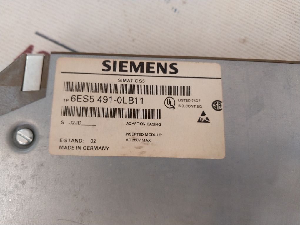 Siemens 1P 6Es5 491-0Lb11 Adaption Casing Ac 250V