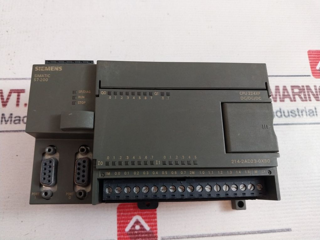 Siemens 1P 6Es7 214-2Ad23-0Xb0 Compact Unit Dc Power Supply 21-28Vdc