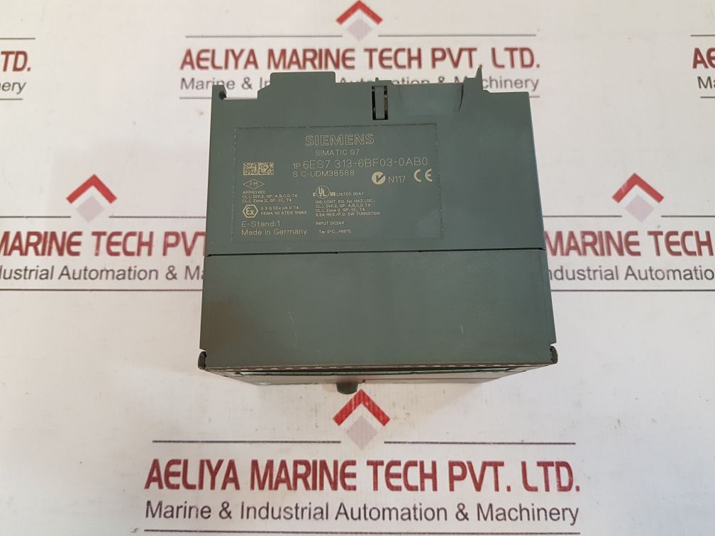 Siemens Simatic S7 6Es7 313-6Bf03-0Ab0 Programmable Controller