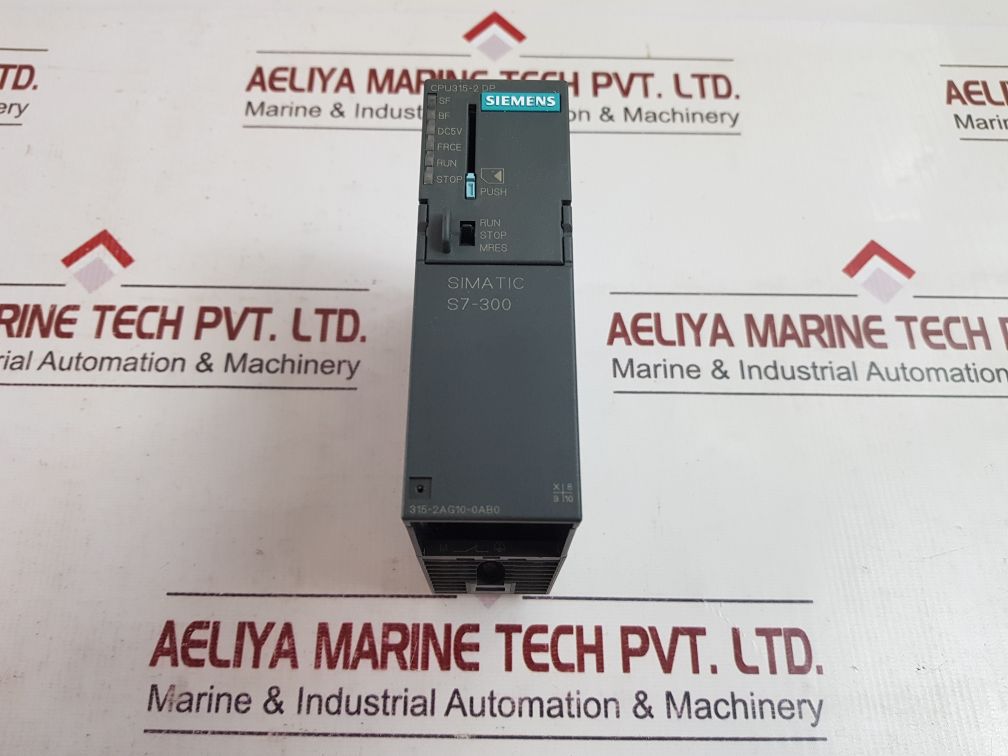 Siemens 1P 6Es7 315-2Ag10-0Ab0 Central Processing Unit