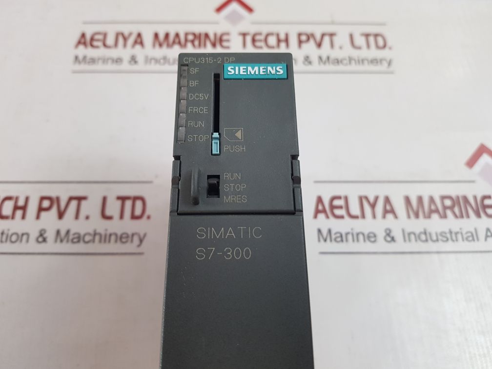 Siemens 1P 6Es7 315-2Ag10-0Ab0 Central Processing Unit