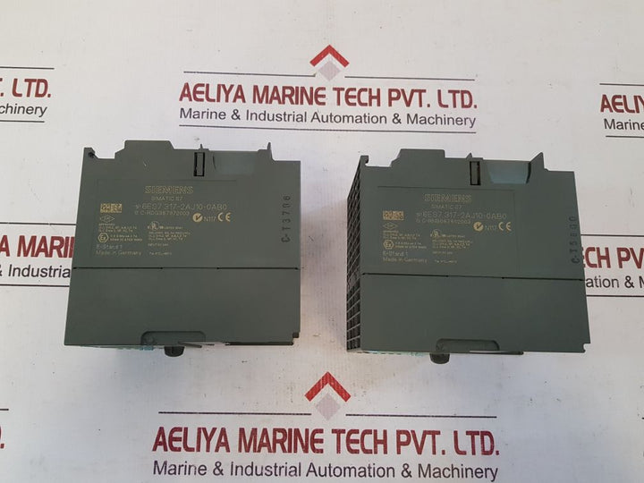 Siemens 6Es7 317-2Aj10-0Ab0 Cpu Module Cpu317-2 Dp
